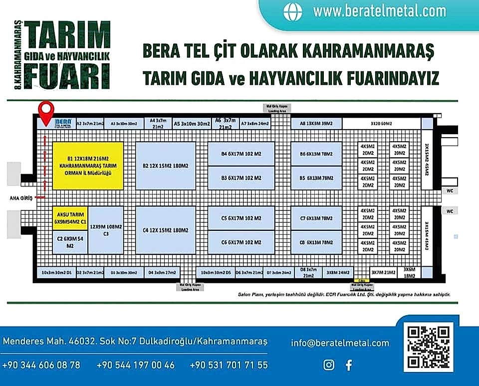 8. Tarım, Gıda ve Hayvancılık Fuarı'na K